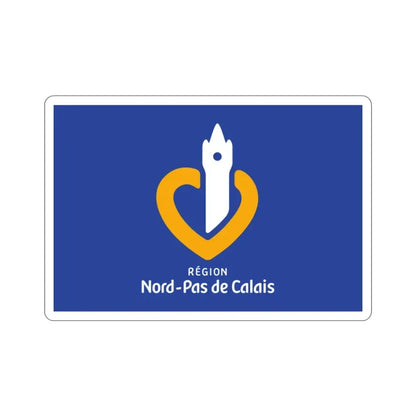 Flag of Nord Pas de Calais France 2 STICKER Vinyl Die-Cut Decal - The Sticker Space