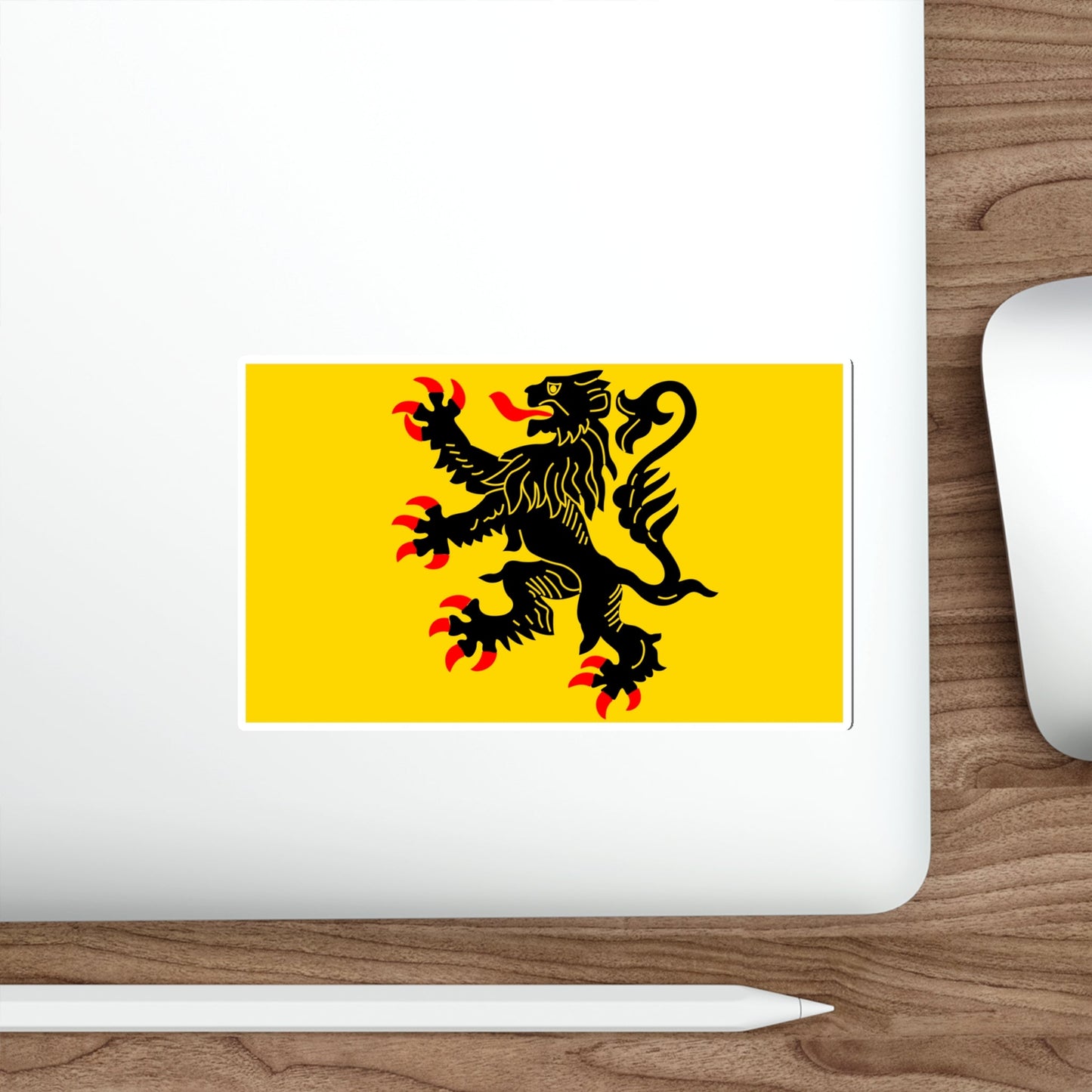 Flag of Nord Pas de Calais France STICKER Vinyl Die-Cut Decal-The Sticker Space