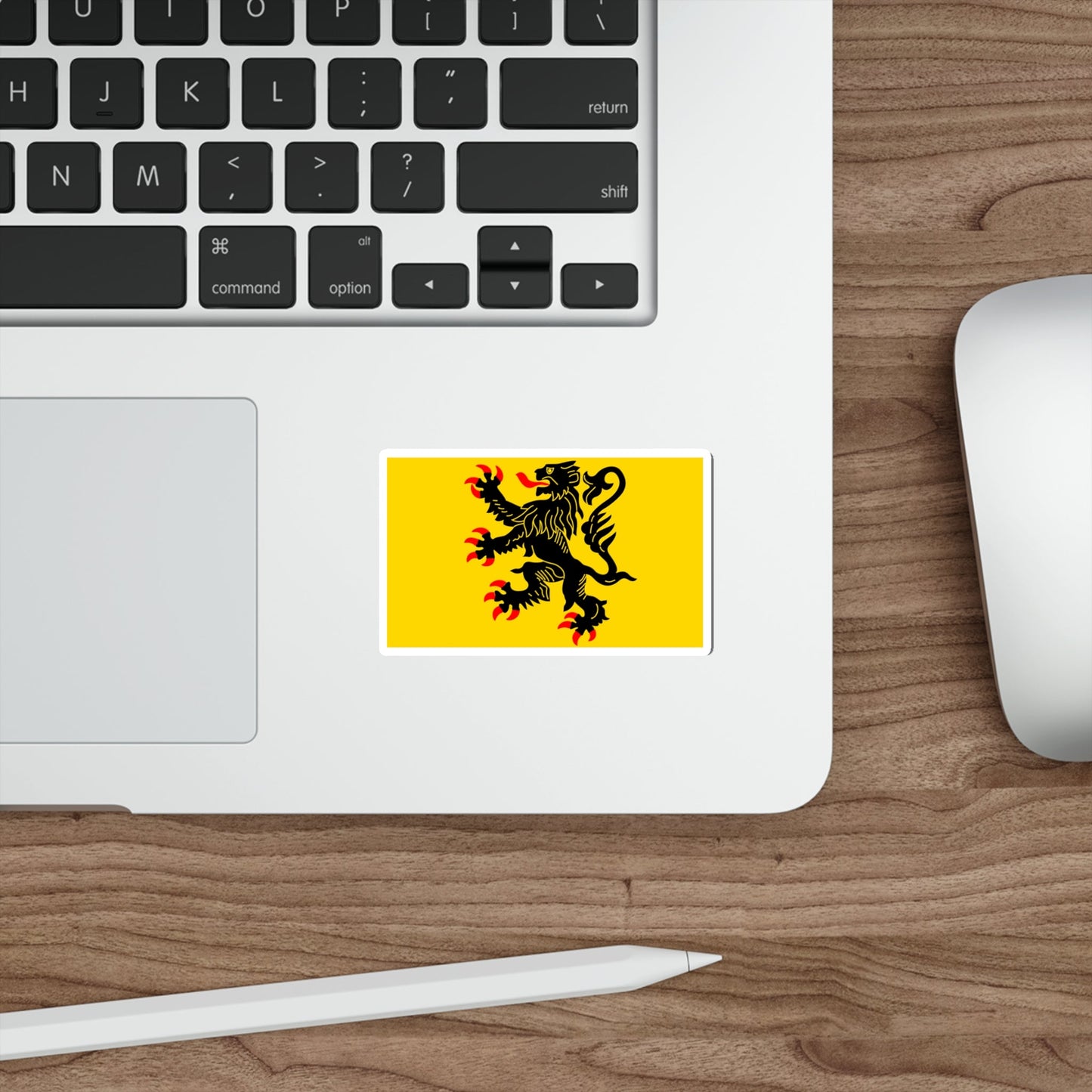 Flag of Nord Pas de Calais France STICKER Vinyl Die-Cut Decal-The Sticker Space