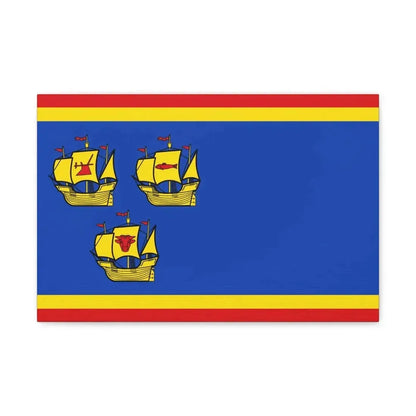 Flag of Nordfriesland Germany - Canvas Wall Art - The Sticker Space