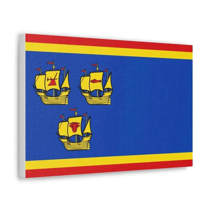 Flag of Nordfriesland Germany - Canvas Wall Art - The Sticker Space