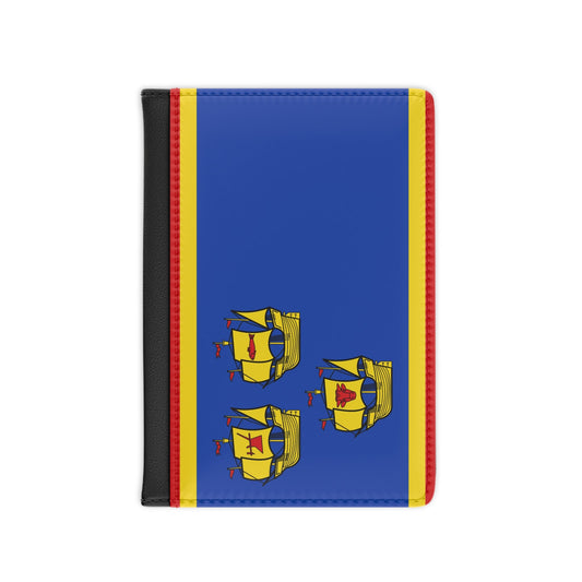 Flag of Nordfriesland Germany - Passport Holder-3.9" x 5.8"-The Sticker Space