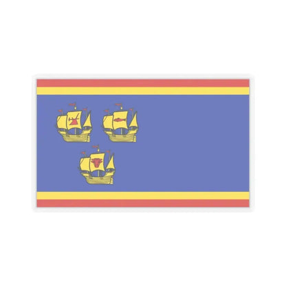 Flag of Nordfriesland Germany - STICKER Vinyl Kiss-Cut Decal 2 Inch Transparent - The Sticker Space