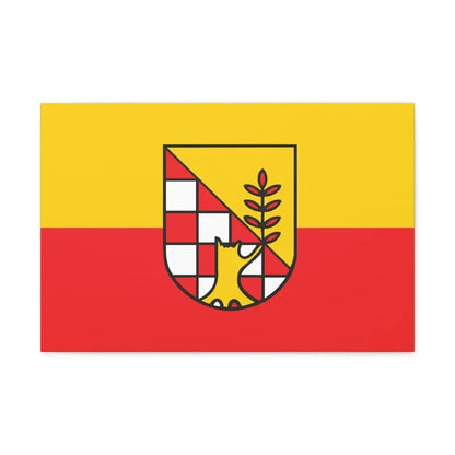 Flag of Nordhausen Germany - Canvas Wall Art 24″ x 16″ 1.25" - The Sticker Space