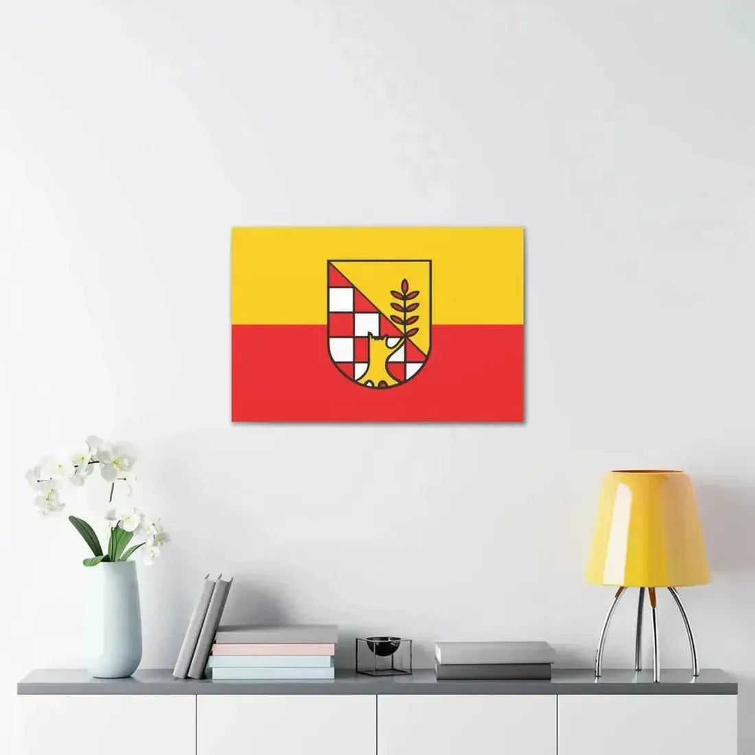 Flag of Nordhausen Germany - Canvas Wall Art - The Sticker Space