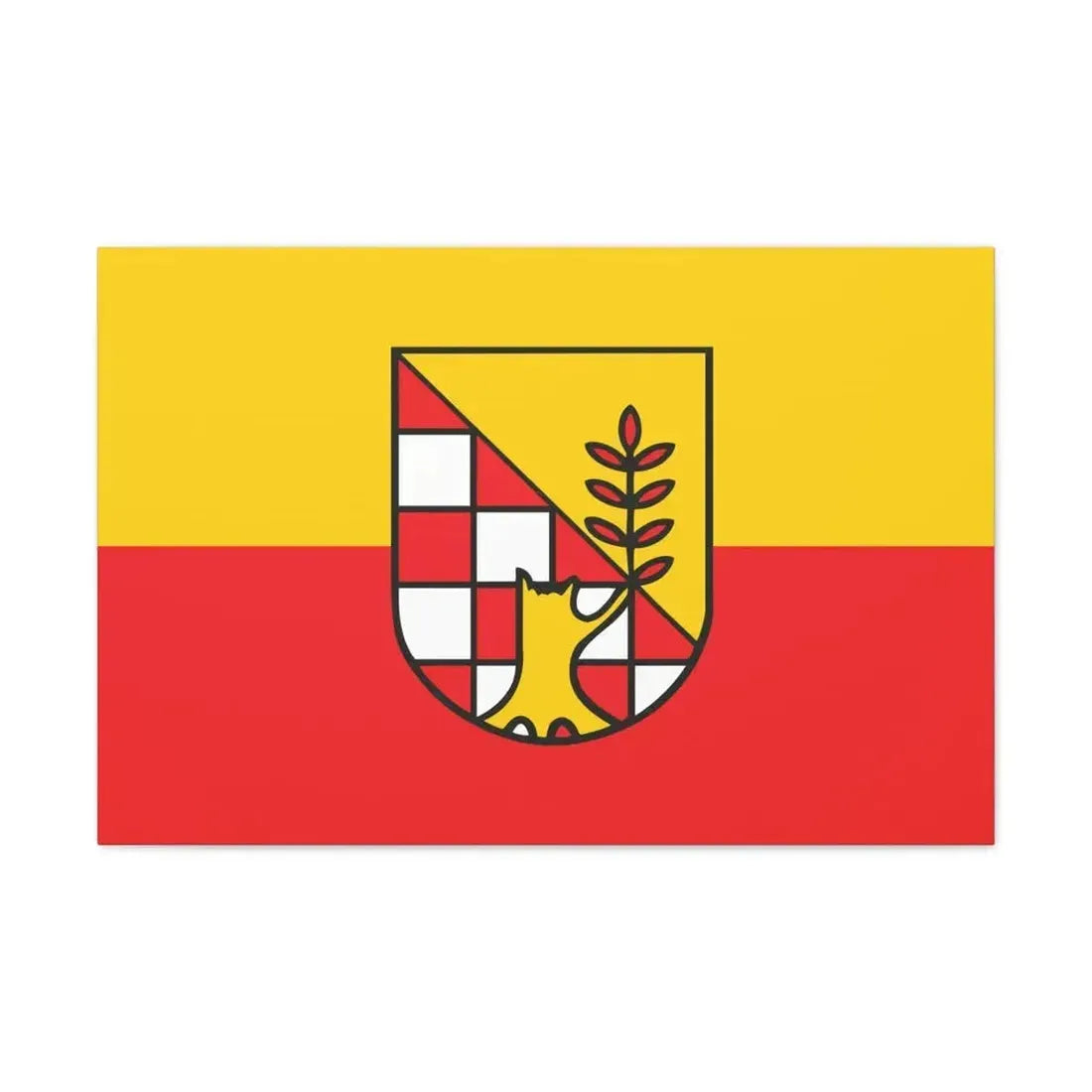Flag of Nordhausen Germany - Canvas Wall Art - The Sticker Space