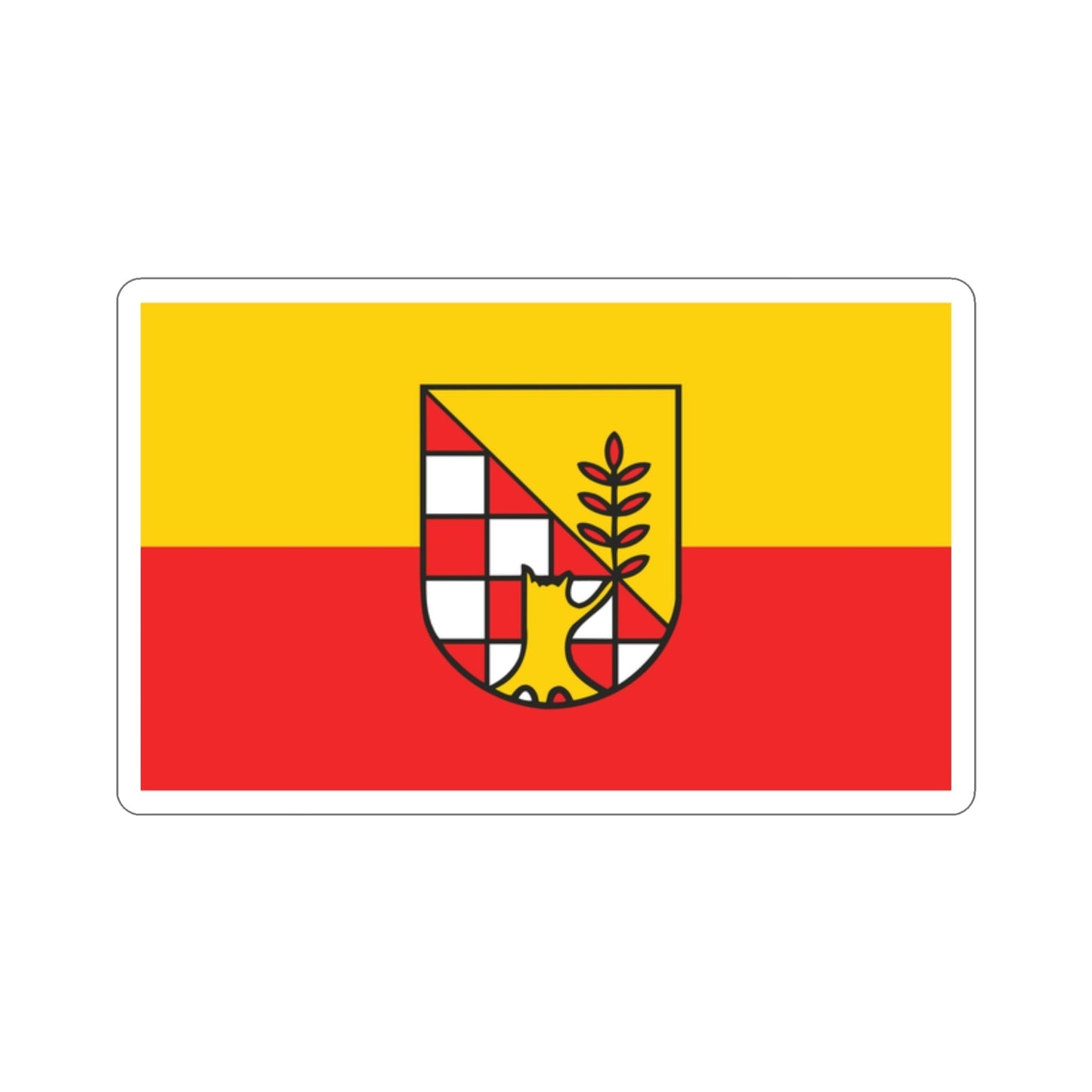 Flag of Nordhausen Germany STICKER Vinyl Die-Cut Decal-2 Inch-The Sticker Space