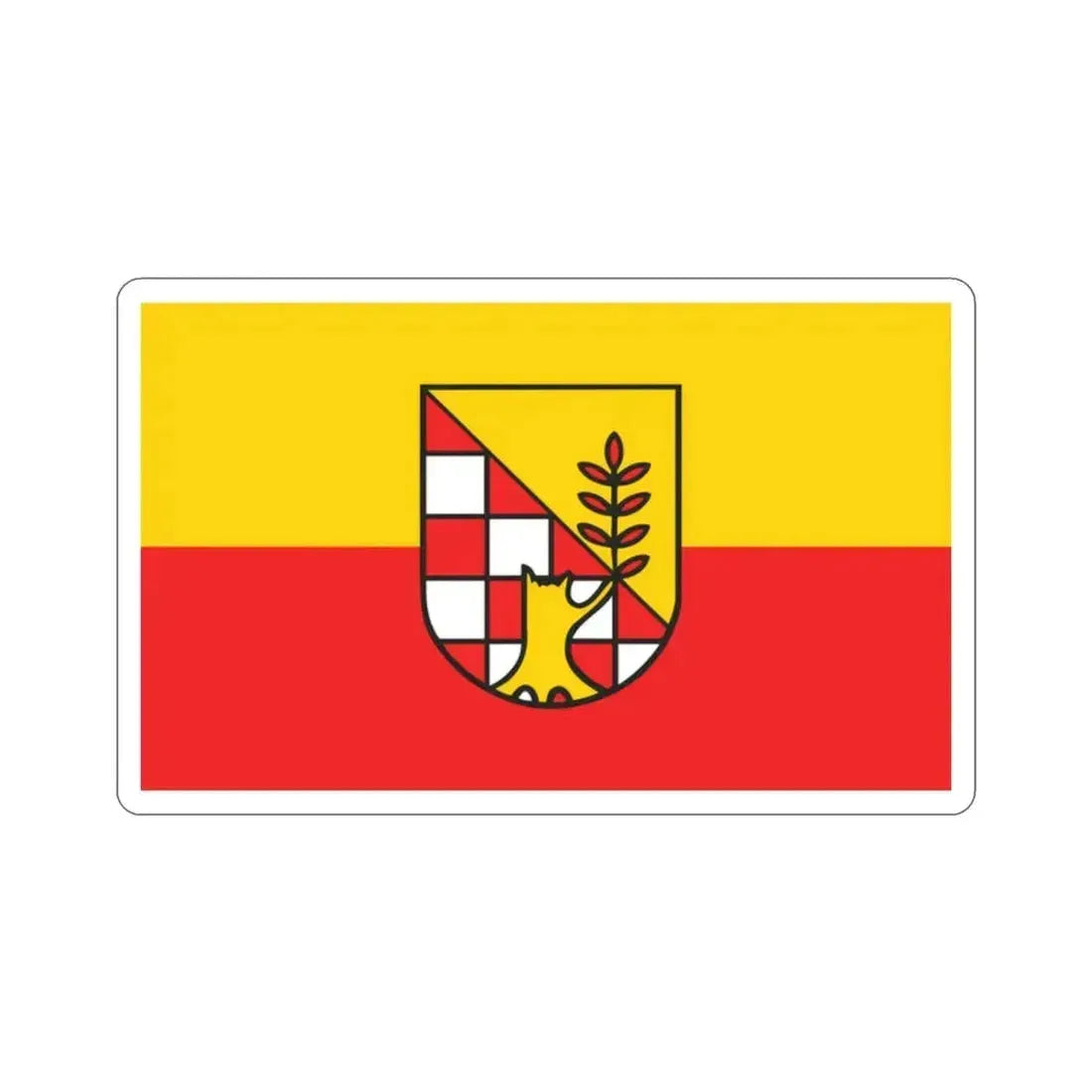 Flag of Nordhausen Germany STICKER Vinyl Die-Cut Decal 2 Inch - The Sticker Space