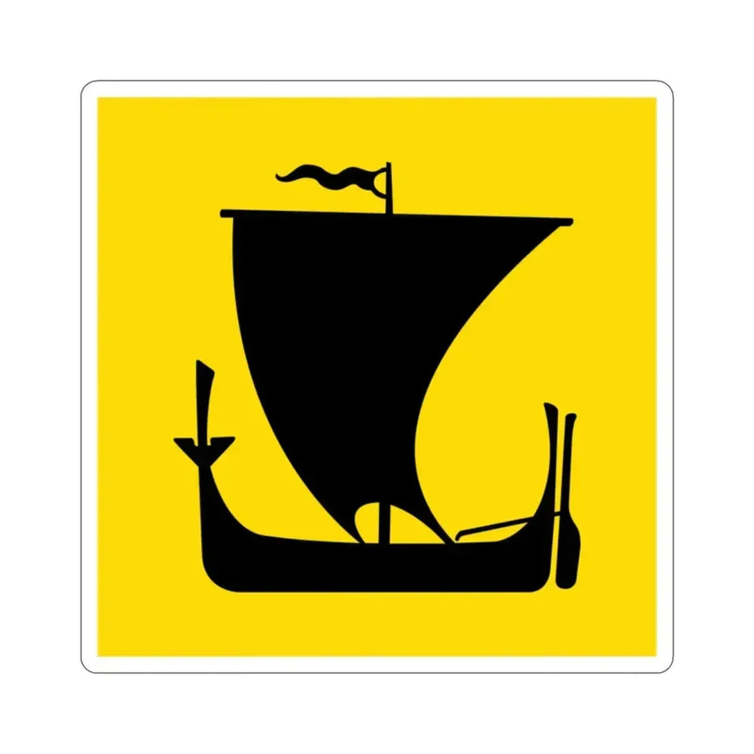 Flag of Nordland Norway STICKER Vinyl Die-Cut Decal 2 Inch - The Sticker Space