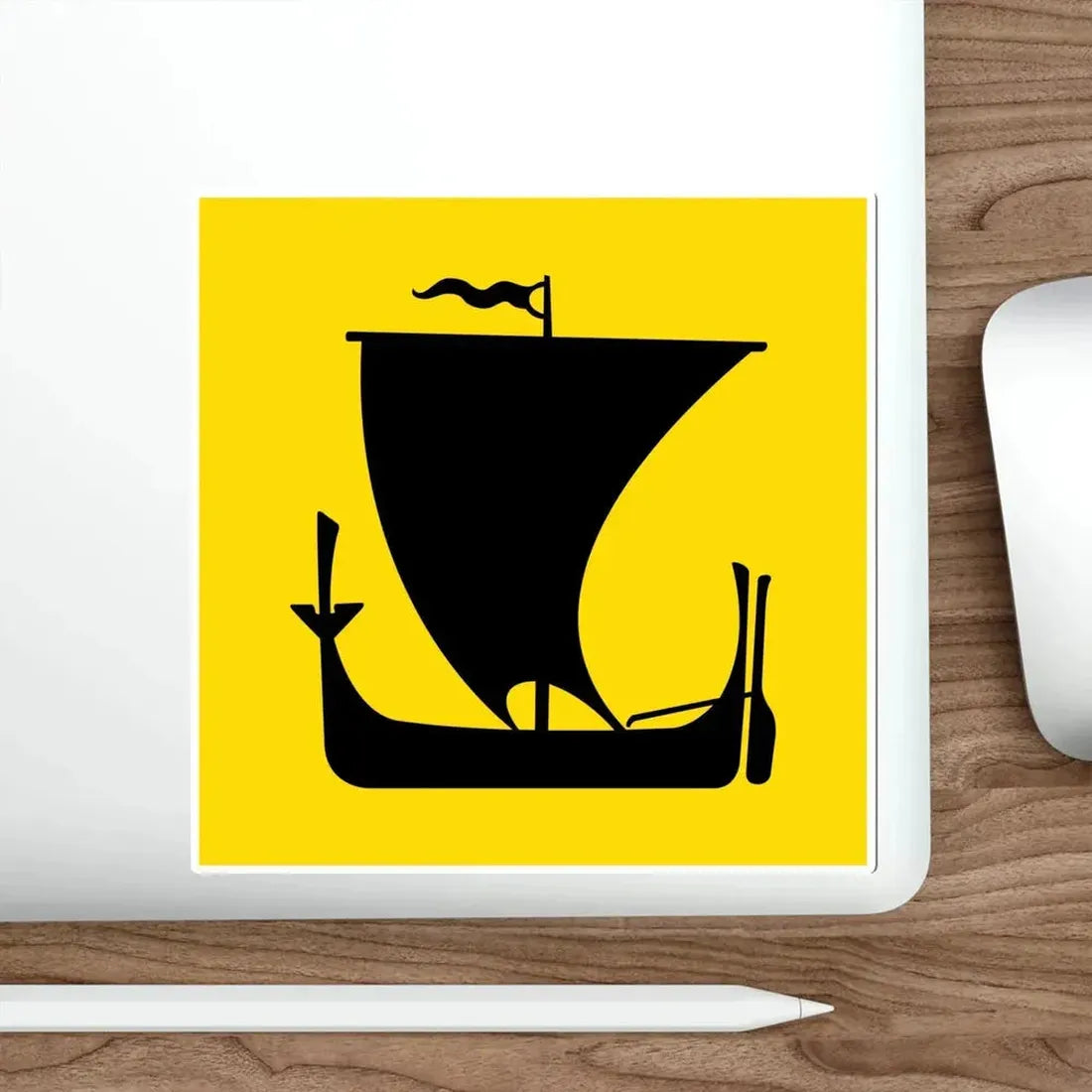 Flag of Nordland Norway STICKER Vinyl Die-Cut Decal - The Sticker Space