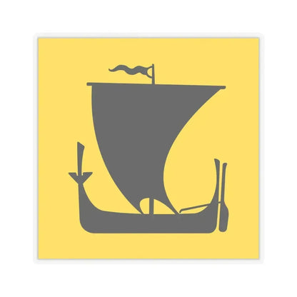 Flag of Nordland Norway - STICKER Vinyl Kiss-Cut Decal 6 Inch Transparent - The Sticker Space