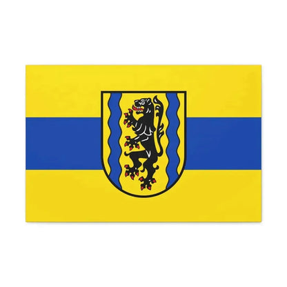 Flag of Nordsachsen Germany - Canvas Wall Art - The Sticker Space