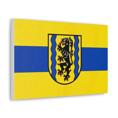 Flag of Nordsachsen Germany - Canvas Wall Art - The Sticker Space