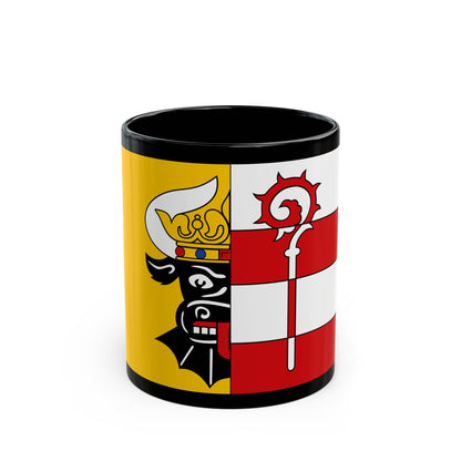 Flag of Nordwestmecklenburg Germany - Black Coffee Mug-11oz-The Sticker Space