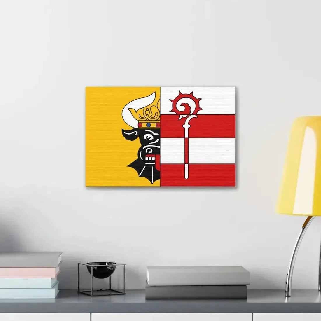 Flag of Nordwestmecklenburg Germany - Canvas Wall Art - The Sticker Space