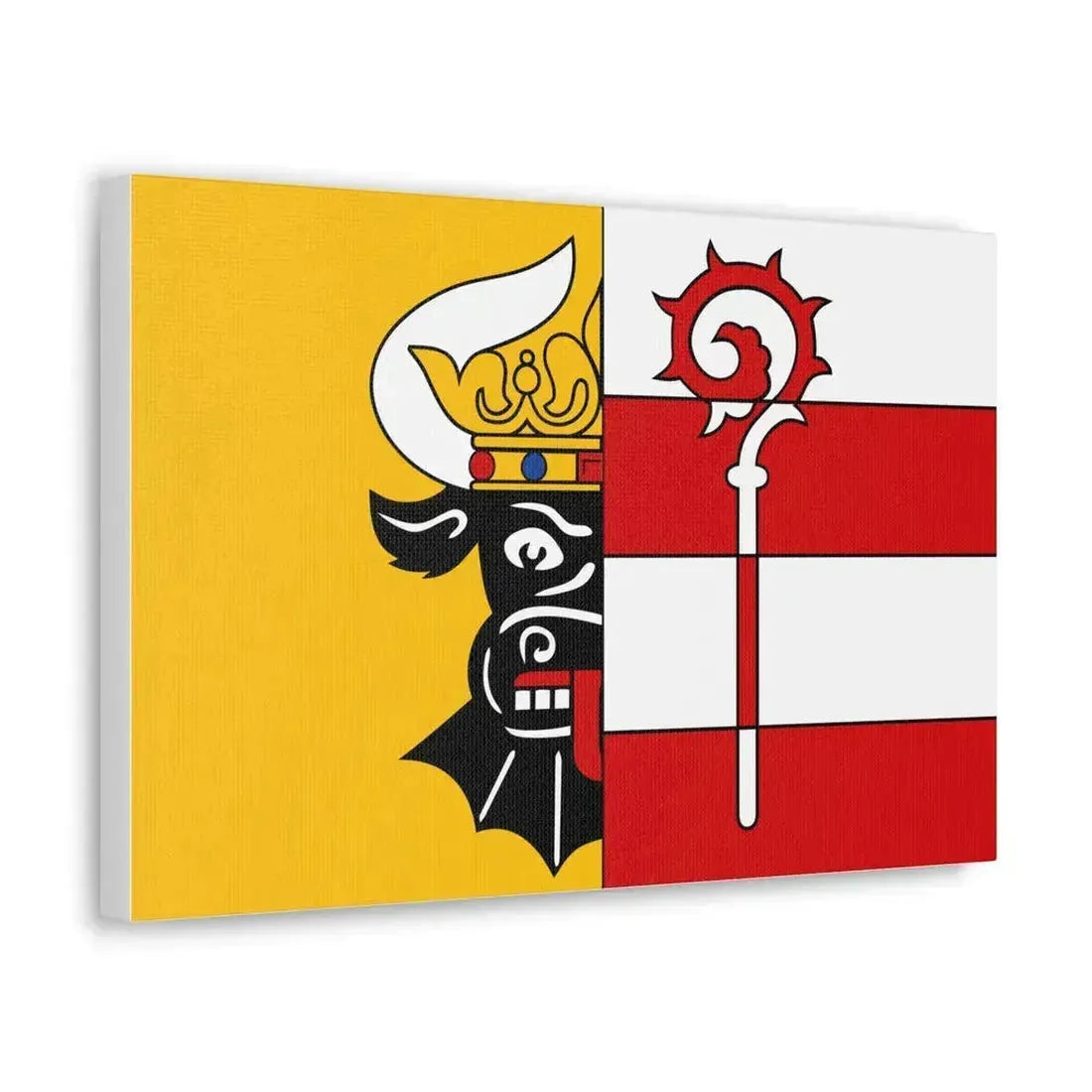 Flag of Nordwestmecklenburg Germany - Canvas Wall Art - The Sticker Space