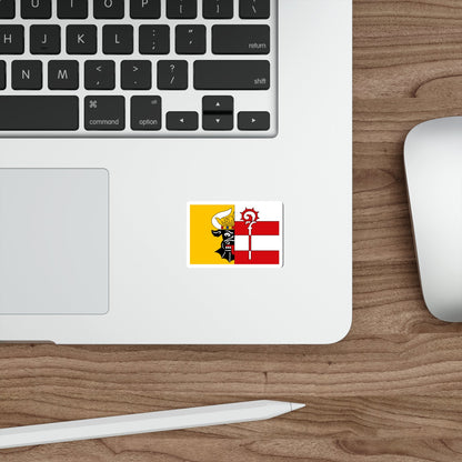 Flag of Nordwestmecklenburg Germany STICKER Vinyl Die-Cut Decal-The Sticker Space