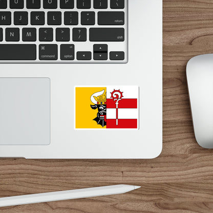 Flag of Nordwestmecklenburg Germany STICKER Vinyl Die-Cut Decal-The Sticker Space