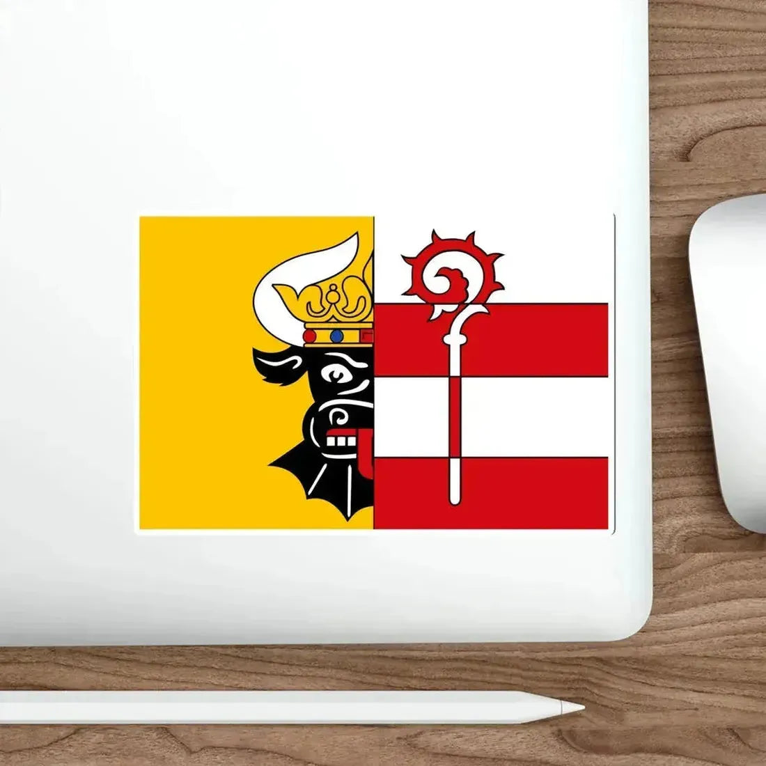 Flag of Nordwestmecklenburg Germany STICKER Vinyl Die-Cut Decal - The Sticker Space