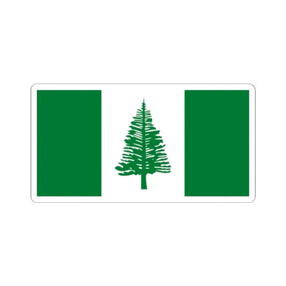 Flag of Norfolk Island (Australia) STICKER Vinyl Kiss-Cut Decal 2 Inch White - The Sticker Space