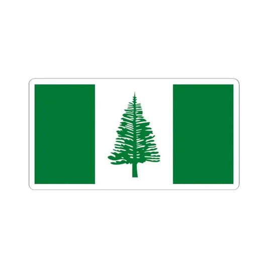 Flag of Norfolk Island (Australia) STICKER Vinyl Kiss-Cut Decal 2 Inch White - The Sticker Space