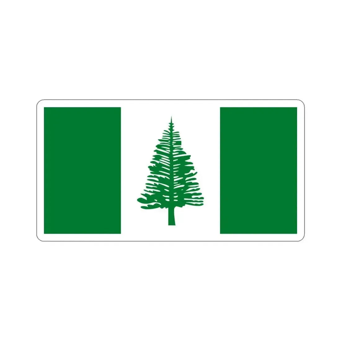 Flag of Norfolk Island STICKER Vinyl Die-Cut Decal 4 Inch - The Sticker Space