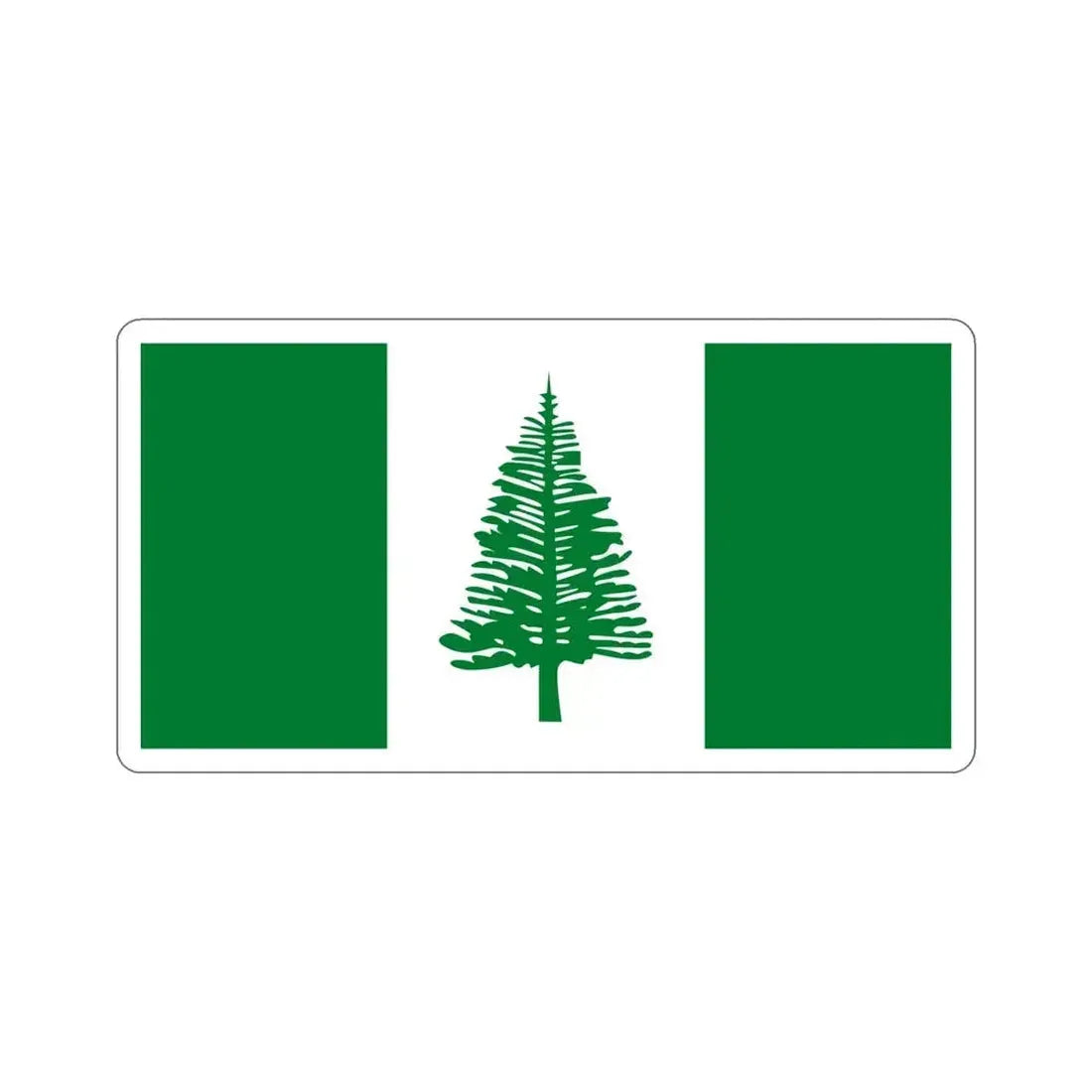 Flag of Norfolk Island STICKER Vinyl Die-Cut Decal 5 Inch - The Sticker Space