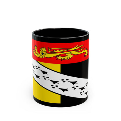 Flag of Norfolk UK - Black Coffee Mug-11oz-The Sticker Space