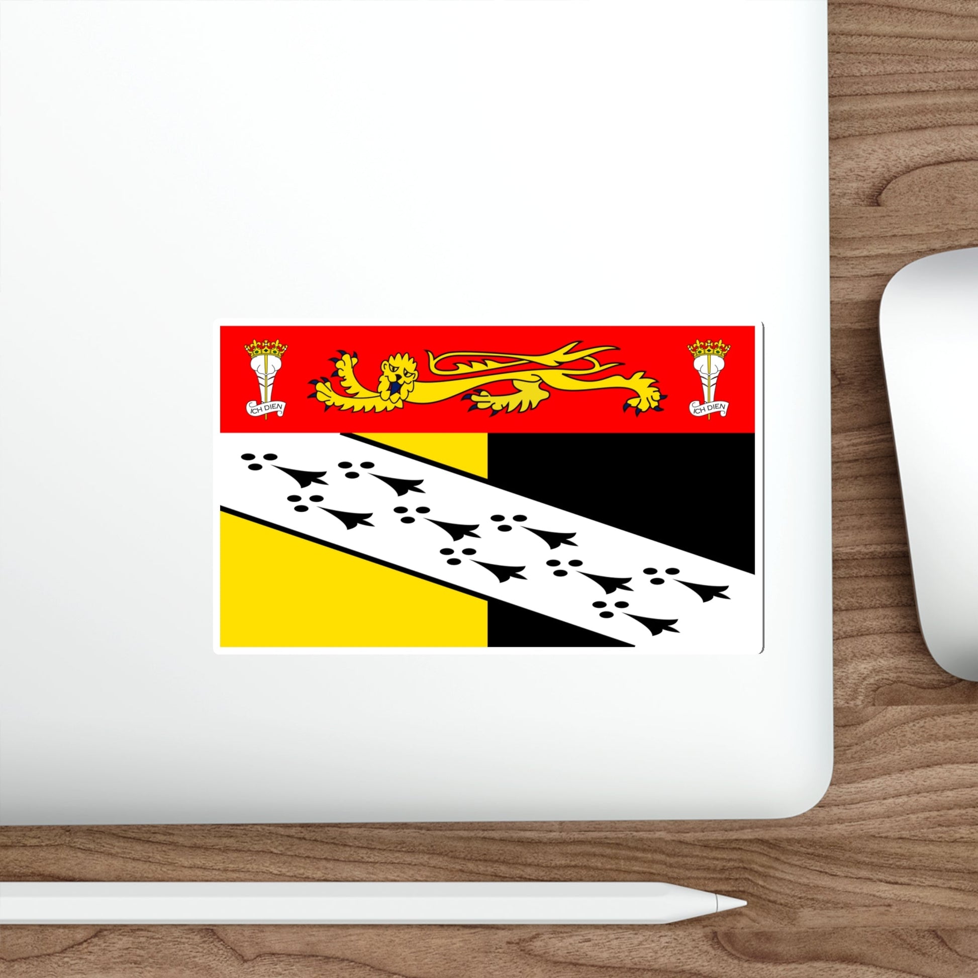 Flag of Norfolk UK STICKER Vinyl Die-Cut Decal-The Sticker Space