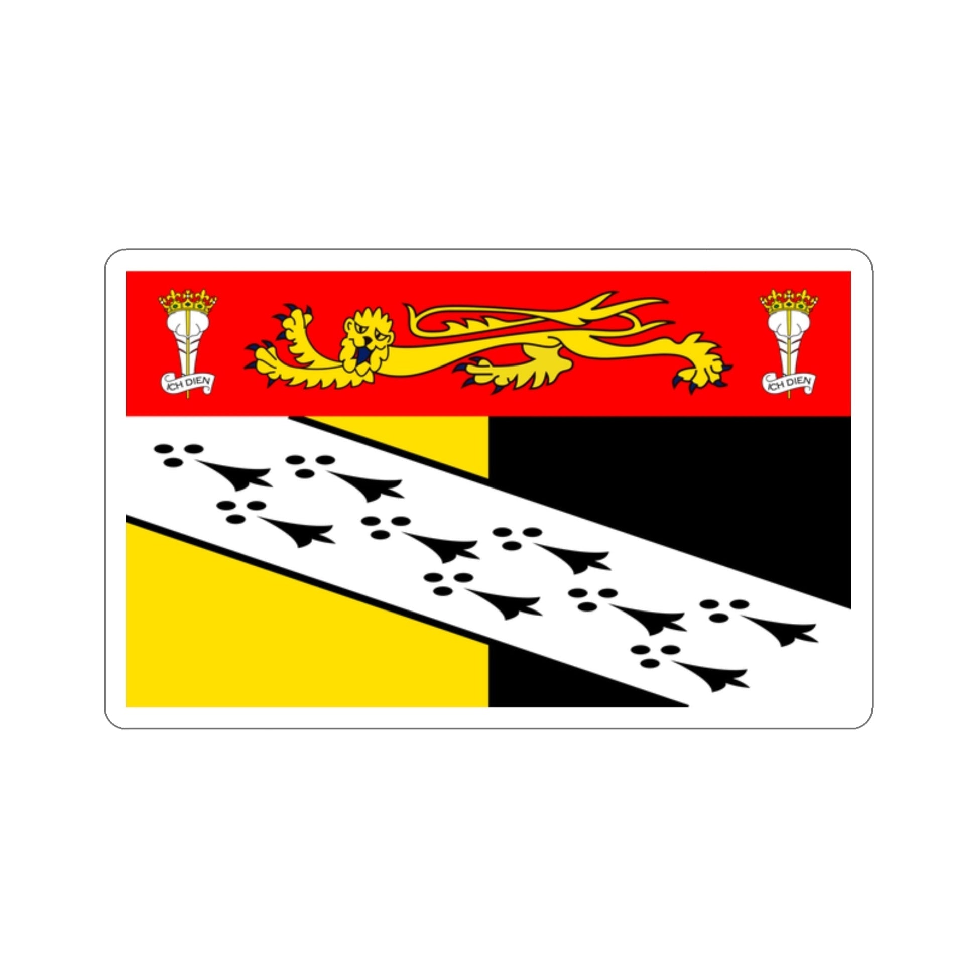 Flag of Norfolk UK STICKER Vinyl Die-Cut Decal-2 Inch-The Sticker Space