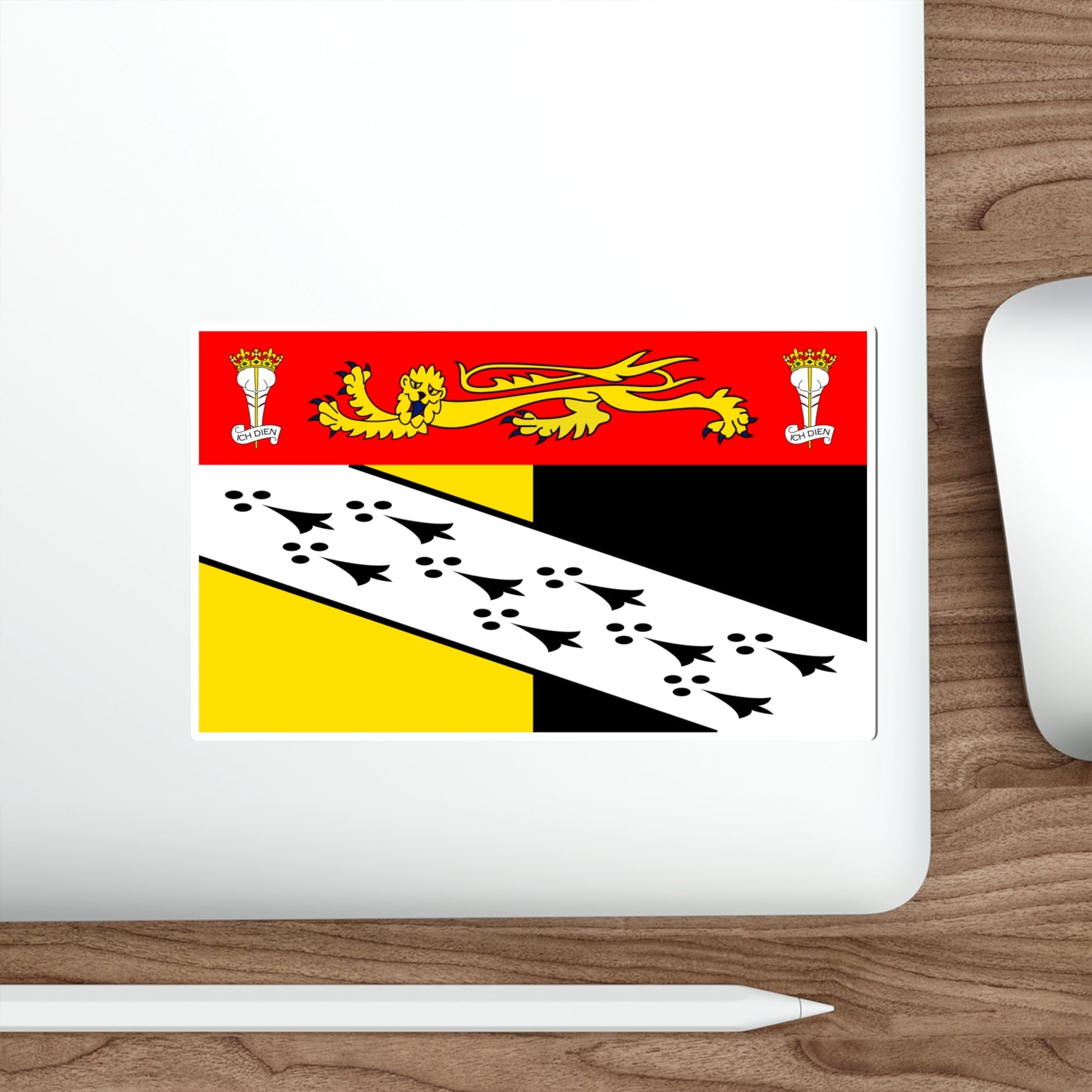 Flag of Norfolk UK STICKER Vinyl Die-Cut Decal-The Sticker Space