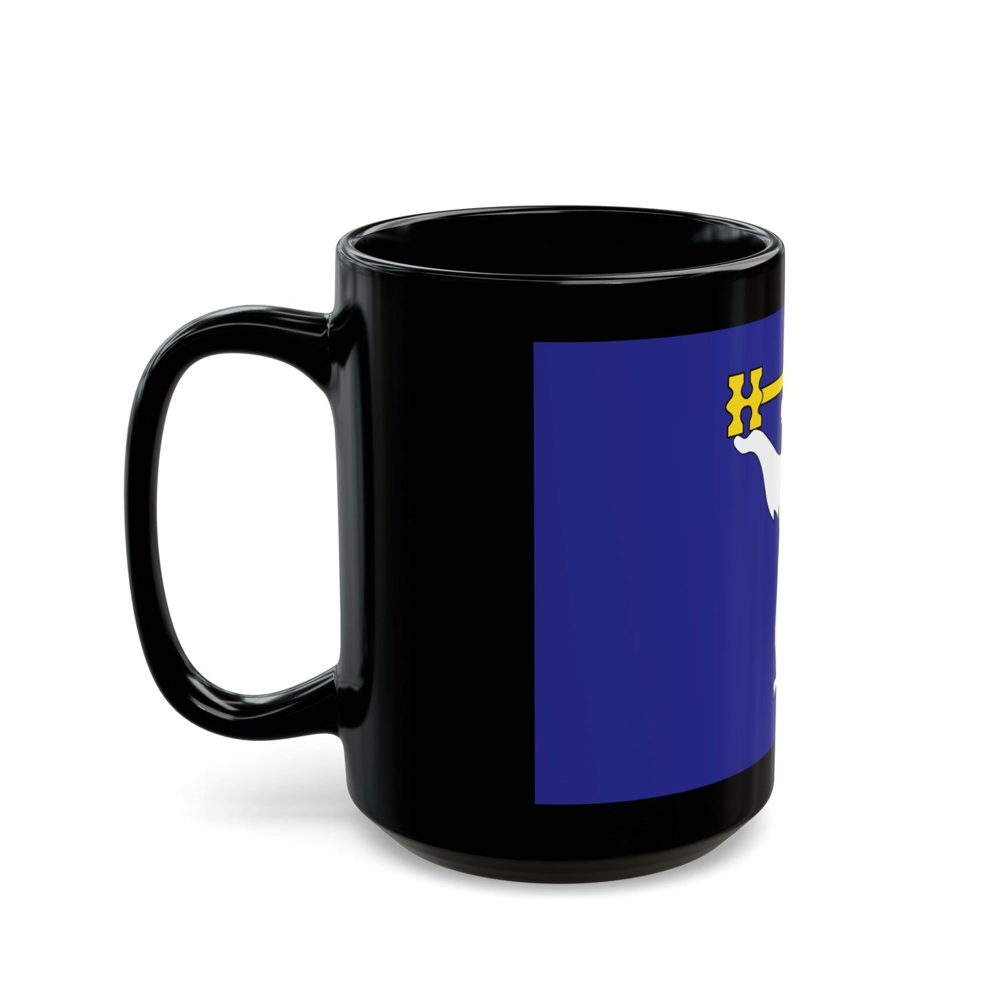 Flag of Norilsk Krasnoyarsk Krai Russia - Black Coffee Mug-The Sticker Space