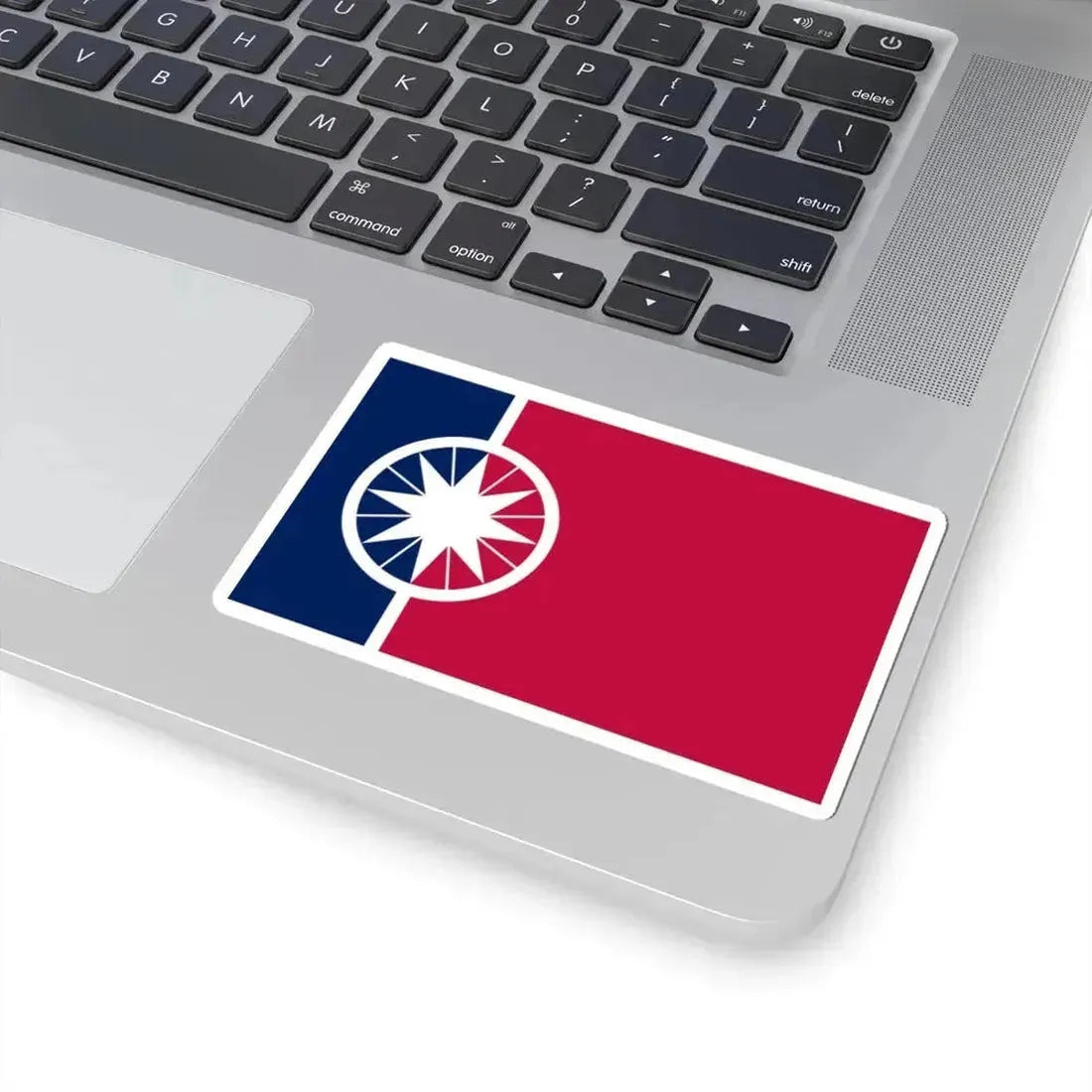 Flag of Norman Oklahoma (United States) STICKER Vinyl Kiss-Cut Decal - The Sticker Space