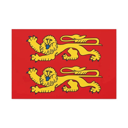 Flag of Normandy France 2 - Canvas Wall Art 36" x 24" 1.25" - The Sticker Space
