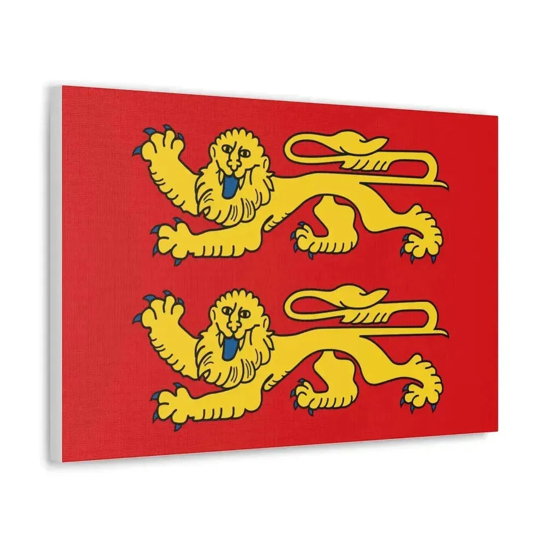 Flag of Normandy France 2 - Canvas Wall Art - The Sticker Space