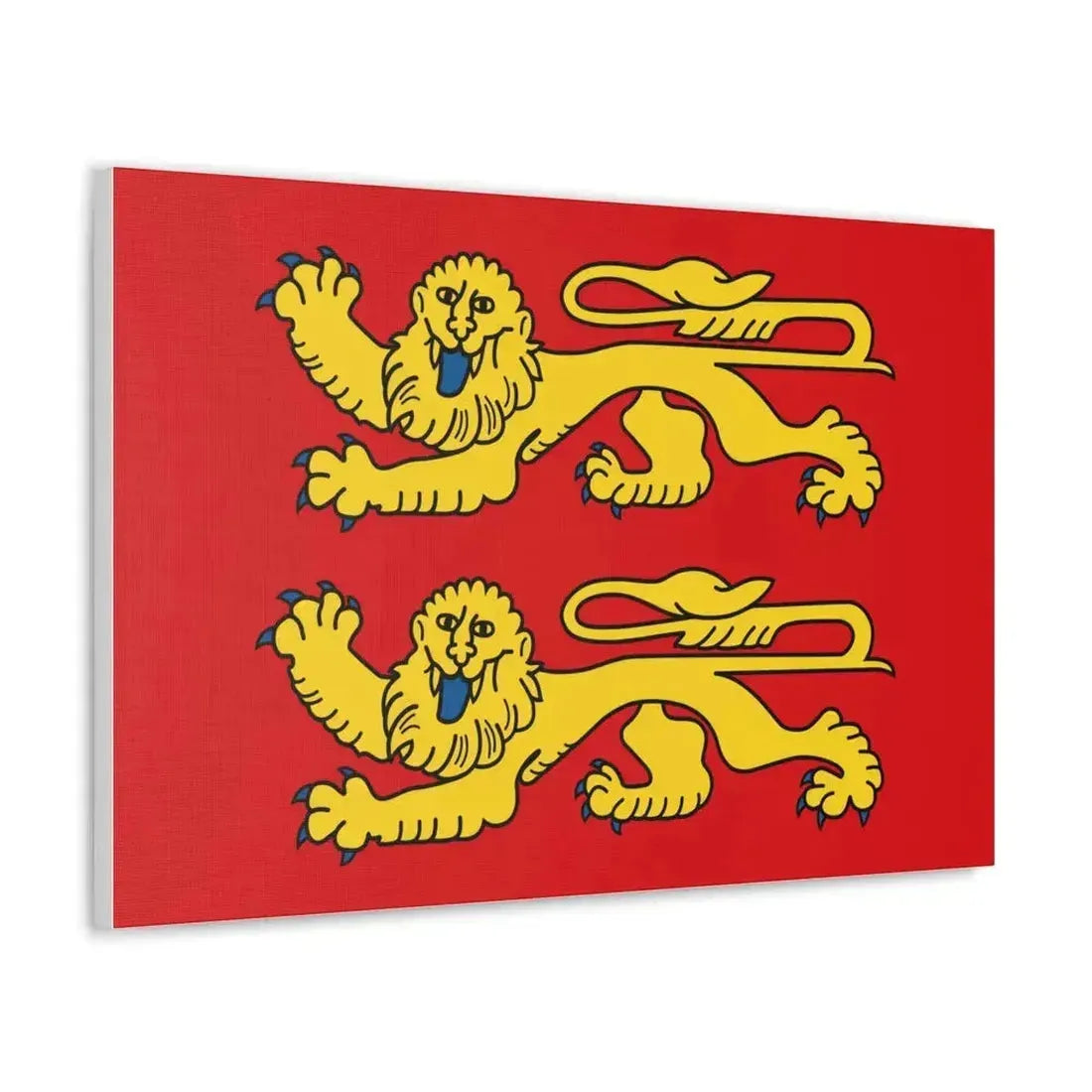 Flag of Normandy France 2 - Canvas Wall Art - The Sticker Space