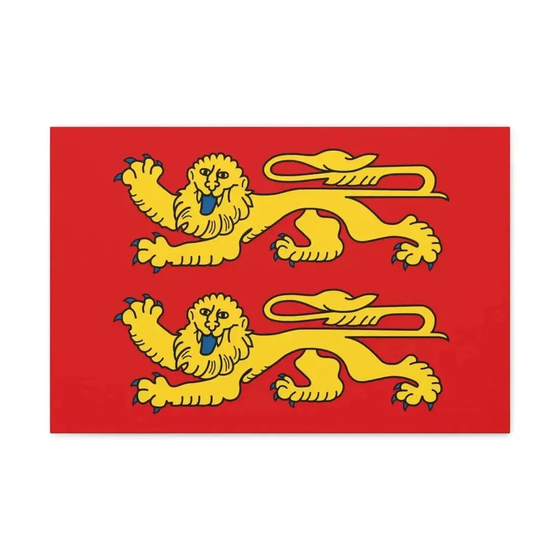 Flag of Normandy France 2 - Canvas Wall Art - The Sticker Space