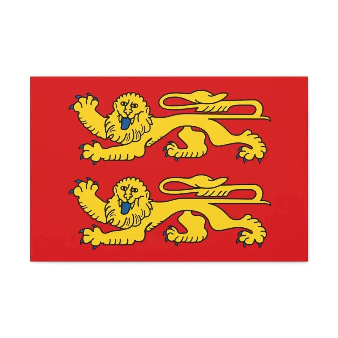 Flag of Normandy France 2 - Canvas Wall Art - The Sticker Space