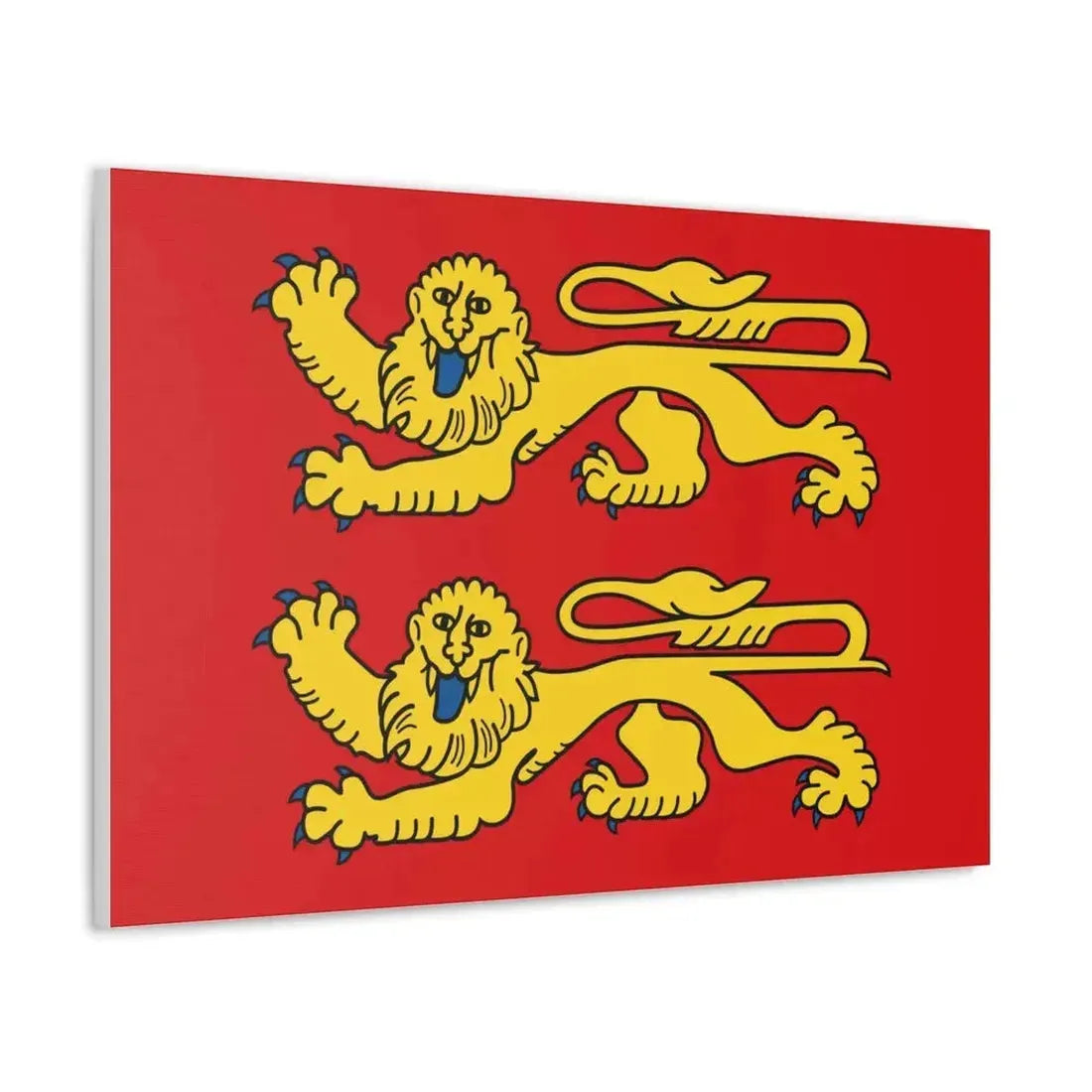 Flag of Normandy France 2 - Canvas Wall Art - The Sticker Space