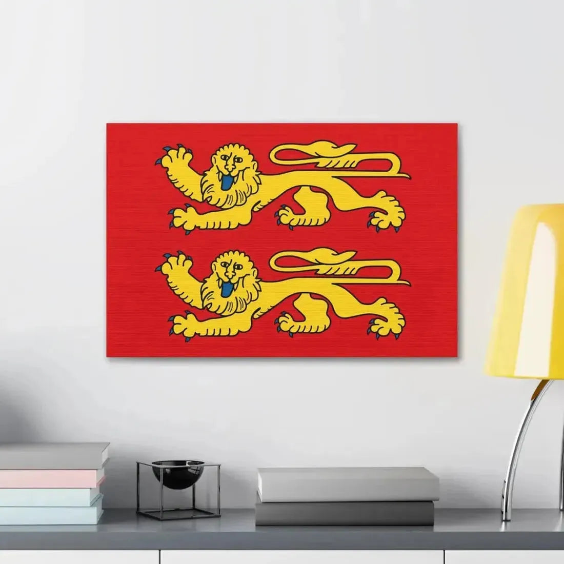 Flag of Normandy France 2 - Canvas Wall Art - The Sticker Space