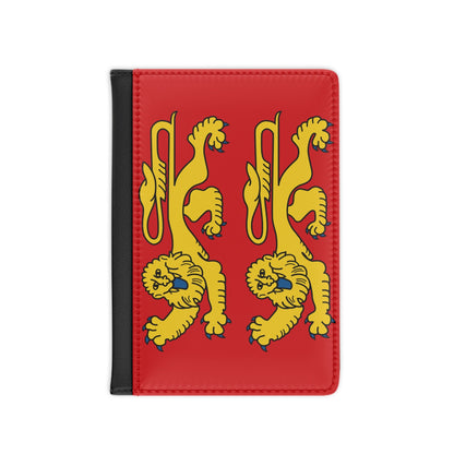 Flag of Normandy France 2 - Passport Holder-3.9" x 5.8"-The Sticker Space