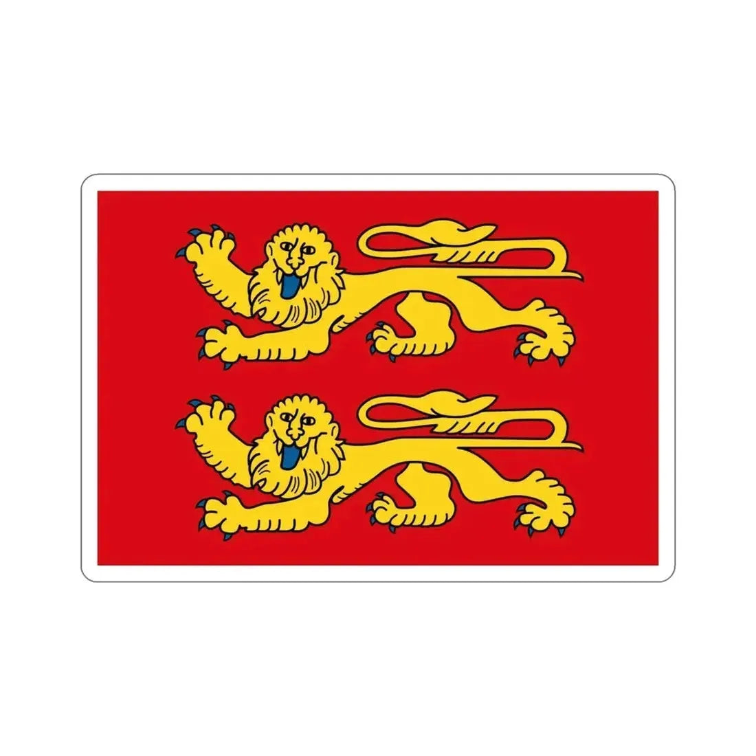 Flag of Normandy France 2 STICKER Vinyl Die-Cut Decal - The Sticker Space
