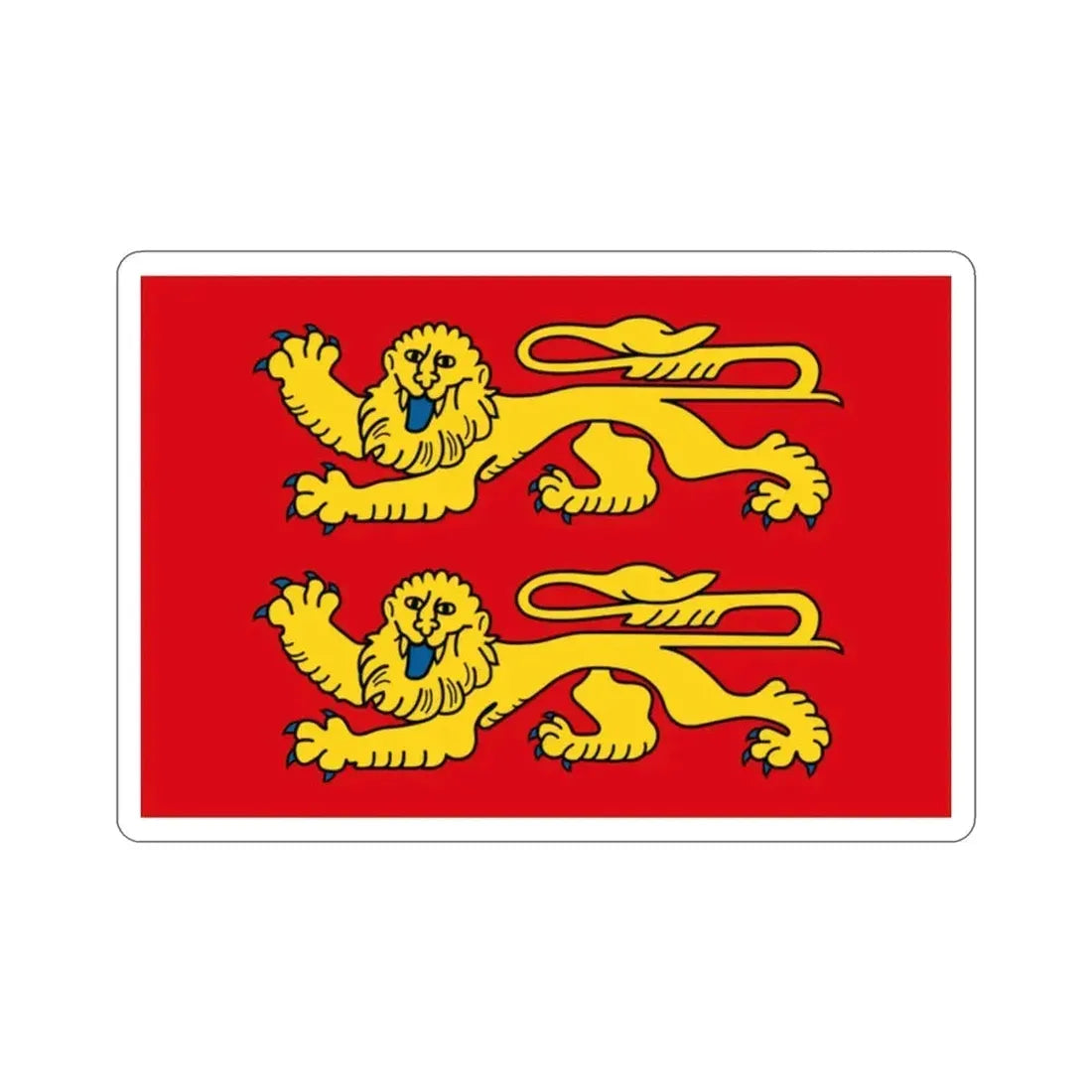 Flag of Normandy France 2 STICKER Vinyl Die-Cut Decal - The Sticker Space