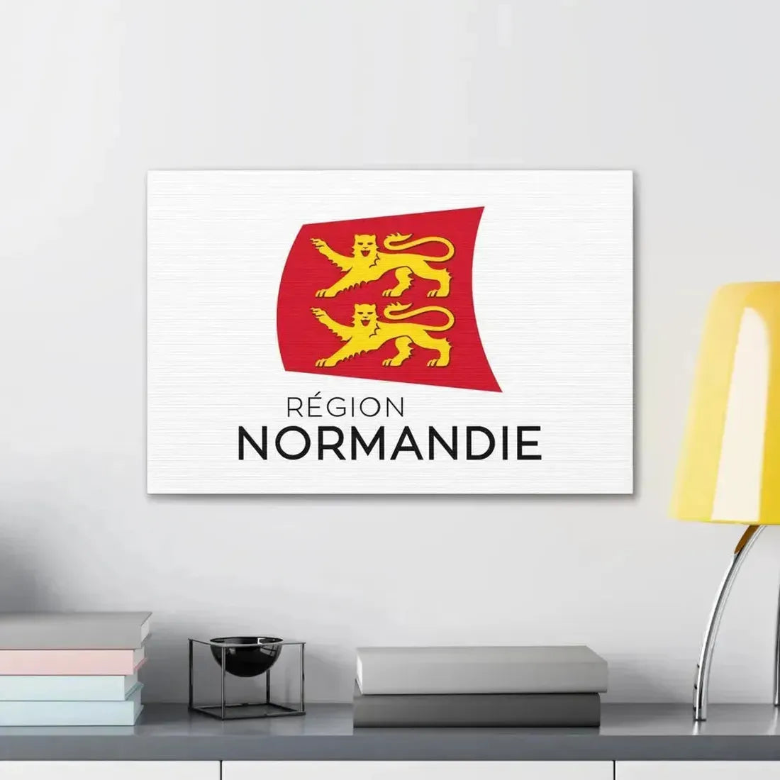 Flag of Normandy France - Canvas Wall Art - The Sticker Space