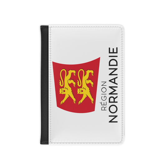 Flag of Normandy France - Passport Holder-3.9" x 5.8"-The Sticker Space