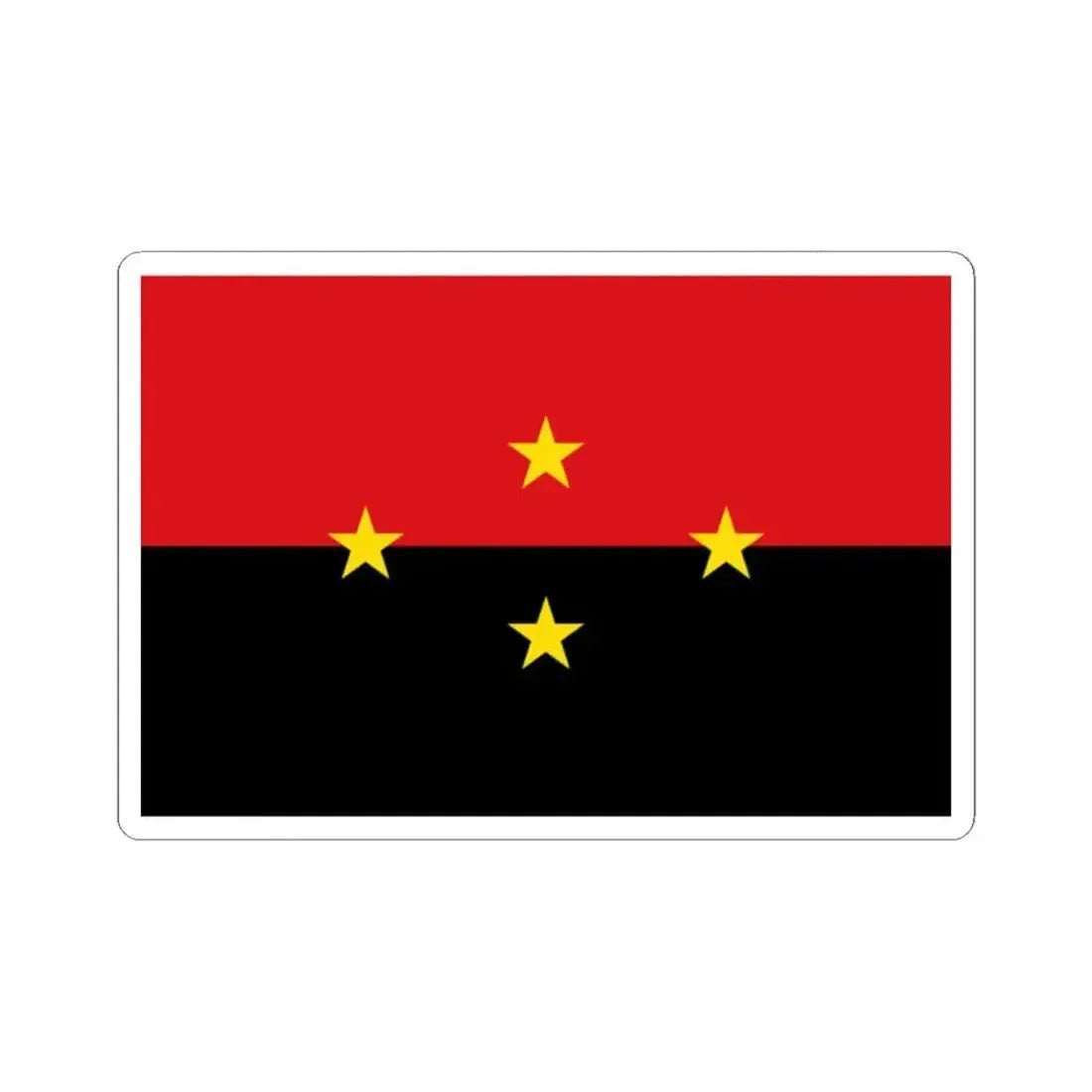 Flag of Norte de Santander (Colombia) STICKER Vinyl Kiss-Cut Decal 2 Inch White - The Sticker Space