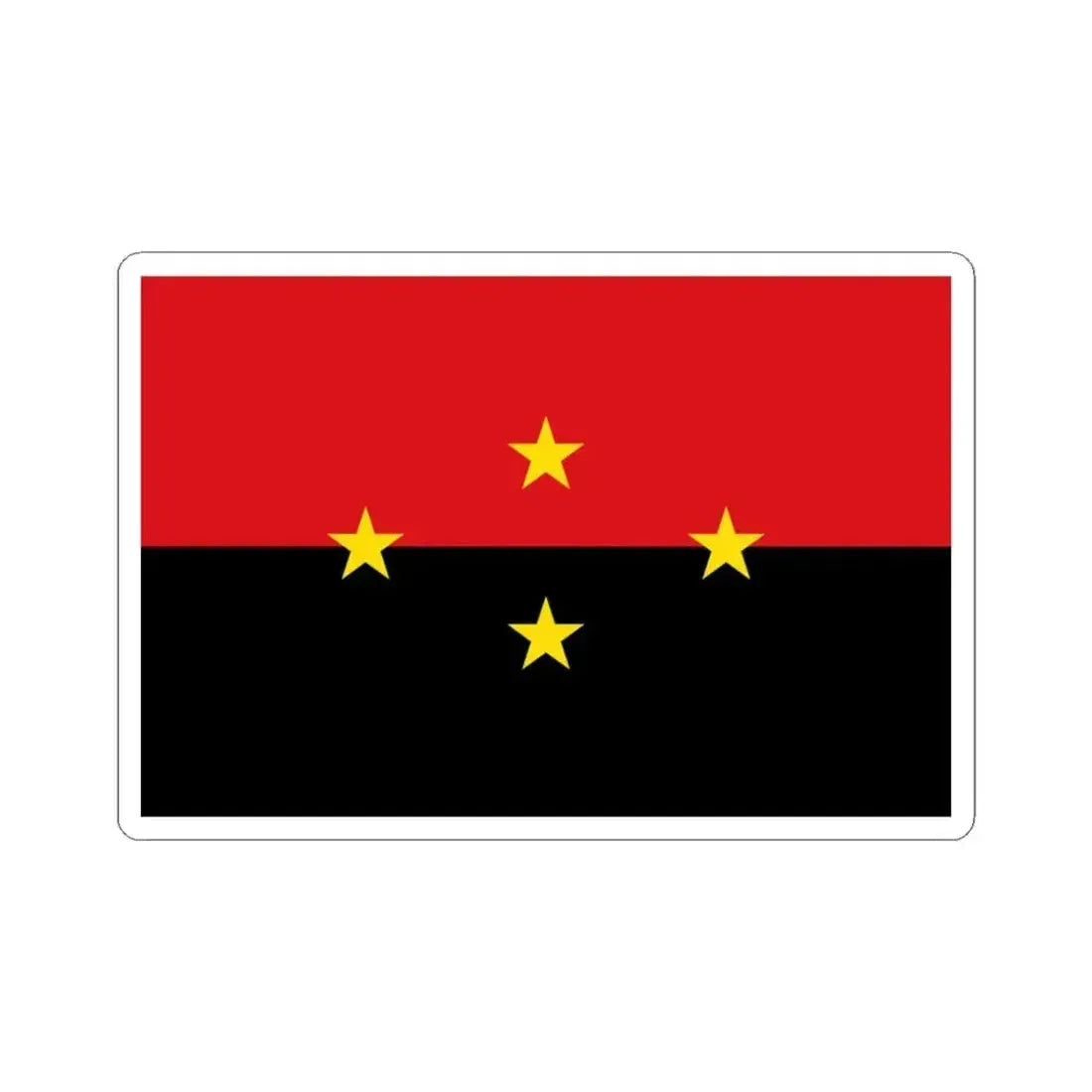 Flag of Norte de Santander (Colombia) STICKER Vinyl Kiss-Cut Decal 3 Inch White - The Sticker Space