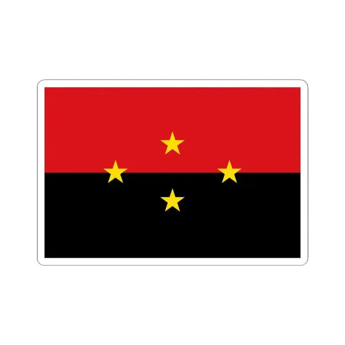 Flag of Norte de Santander (Colombia) STICKER Vinyl Kiss-Cut Decal 4 Inch White - The Sticker Space