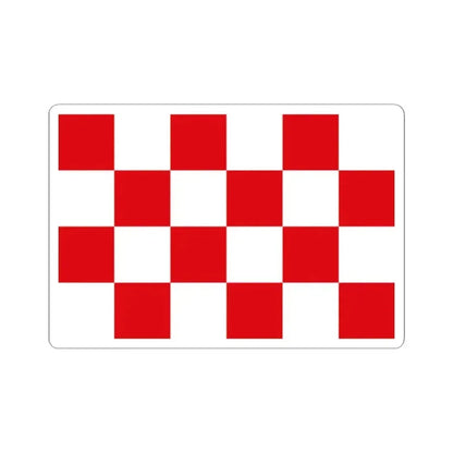 Flag of North Brabant Netherlands - STICKER Vinyl Kiss-Cut Decal 2 Inch White - The Sticker Space