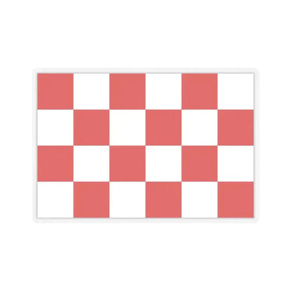 Flag of North Brabant Netherlands - STICKER Vinyl Kiss-Cut Decal 4 Inch Transparent - The Sticker Space